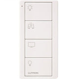 Lutron PJ2-4B-TSW-P11 Pico Wireless Scene Keypad - 4-button - Family Room Icons - Snow Finish