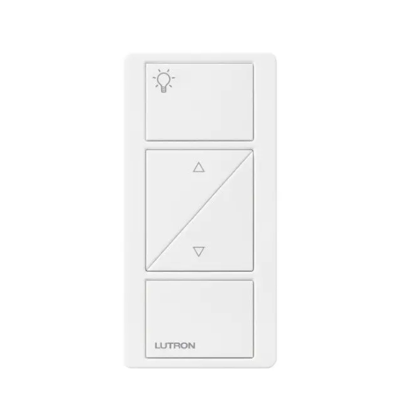 Lutron PJL-2BRL-GWH-L01 Pico Line Powered Wireless Control - 2 Button with Raise/Lower - White