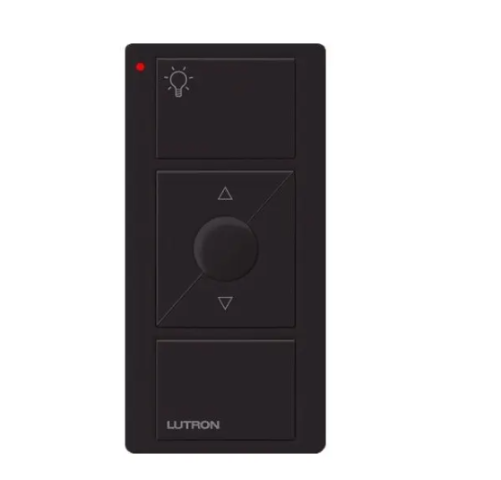 Lutron PJL-3BRL-GBL-L01 Pico Line Powered Wireless Control - 3 Button with Raise/Lower - Black