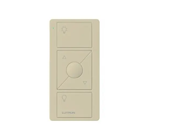 Lutron PJL-3BRL-GIV-L01 Pico Line Powered Wireless Control - 3 Button with Raise/Lower - Ivory
