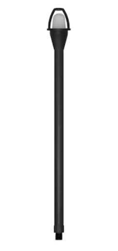 EnvisionLED PL-12-BR-MBL-12V 12" Low Voltage Path Light Stem, Wattage 35W Max Halogen/LED, Voltage 12V, G4  Brass, Matte Black