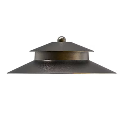 EnvisionLED PL-H-BR-ORB-3 Solid Brass Path Lights Cap (Style 3)- Finish: Brass