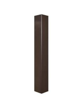 MaxLite PL-SQ4-15E11-B Square Straight Steel 15' X 4''Sq X 11 Ga, Ae Drill Hole Pattern, 4 Sides, Bronze Finish