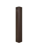 MaxLite PL-SQ4-15E11-B Square Straight Steel 15' X 4''Sq X 11 Ga, Ae Drill Hole Pattern, 4 Sides, Bronze Finish