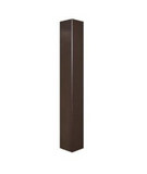 MaxLite PL-SQ4-15T11-B Square Straight Steel 15' X 4''Sq X 11 Ga, W/2.375'' O.D. X 4'' Tall Tenon, Bronze Finish