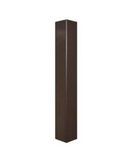 MaxLite PL-SQ4-20D11-B Square Straight Steel 20' X 4''Sq X 11 Ga, Ar Series Drilled Pattern, 4 Sides, Bronze Finish