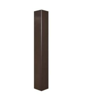 MaxLite PL-SQ5-30T11-B Square Straight Steel 30' X 5''Sq X 11 Ga, W/2.375'' O.D. X 4'' Tall Tenon, Bronze Finish