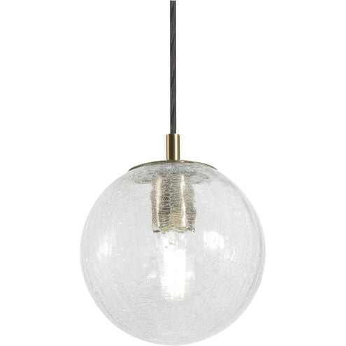 AFX Lighting PLAP07MBLB Palla 1 Light 7.1 inch Light Antique Brass Pendant Ceiling Light in 7 in