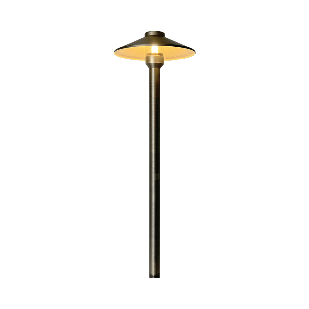 ABBA Lighting USA PLB26-NB Brass Path Lights - Finish: Natural Brass