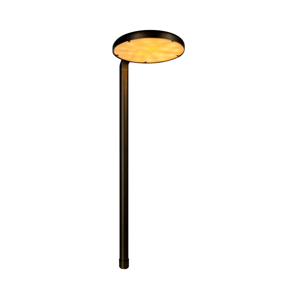 ABBA Lighting USA PLB27 Integrated Brass Path Lights - Finish: Natural Brass
