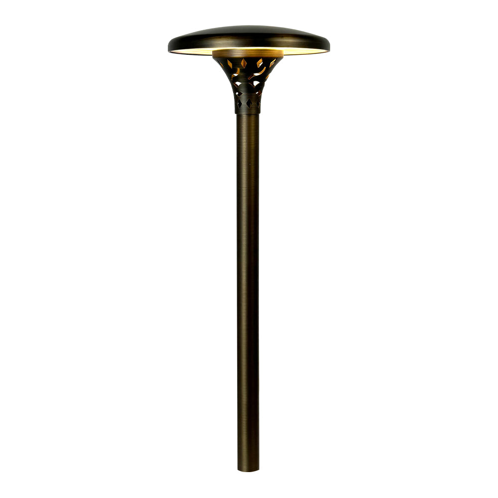 ABBA Lighting USA PLB28 Integrated Brass Path Lights - Finish: Natural Brass