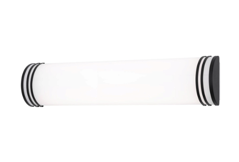 AFX Lighting PLMV2406LAJUDBK Palmer 24" Led Vanity Light - 27k / 3k / 35k / 4k / 5k - 120-277v - Black Finish