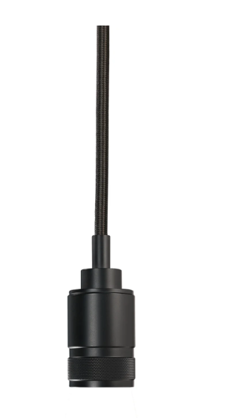 Feit Electric PN/BLK Vintage Industrial Style Pendant Light Fixture, Matte Black Finish Multi Color Temperature Voltage 120V Pack 1