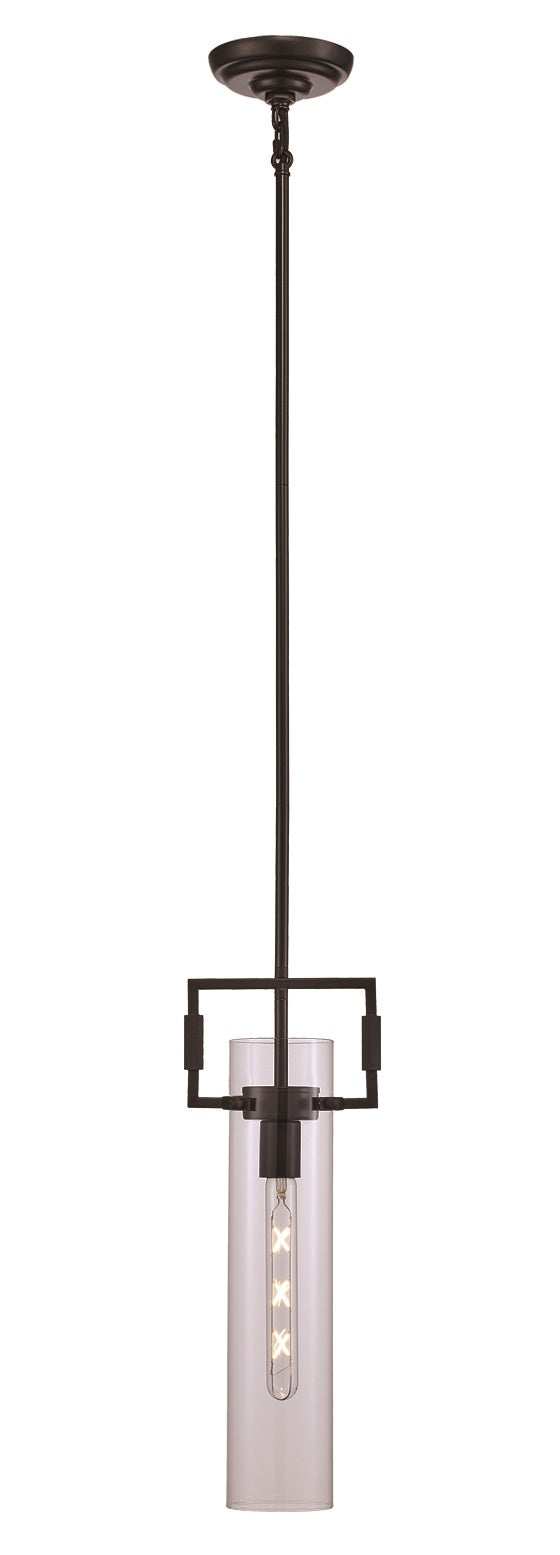 Trans Globe Lighting PND-2155 BK Mie 1 Light Black pendant ceiling light