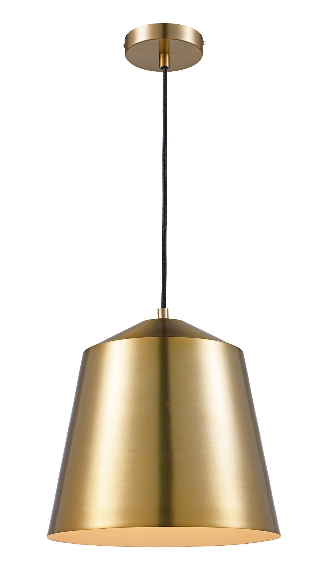 Trans Globe Lighting PND-2163 AG Benjamin 1 Light Antique Gold Pendant Light