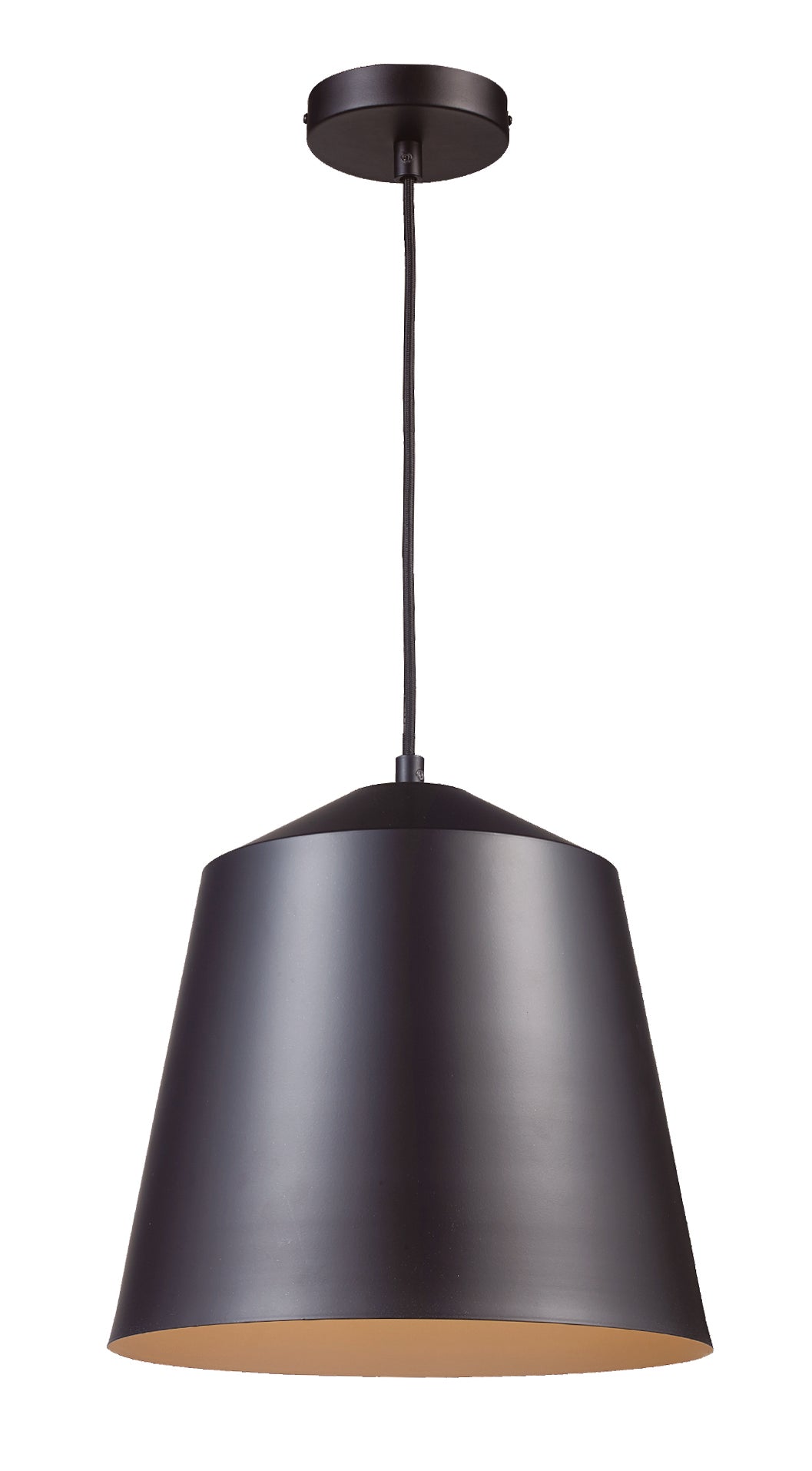 Trans Globe Lighting Benjamin black 1 light pendant ceiling light