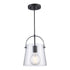 Trans Globe Lighting PND-2175 BK Curry 1 Light Black Pendant Ceiling Light