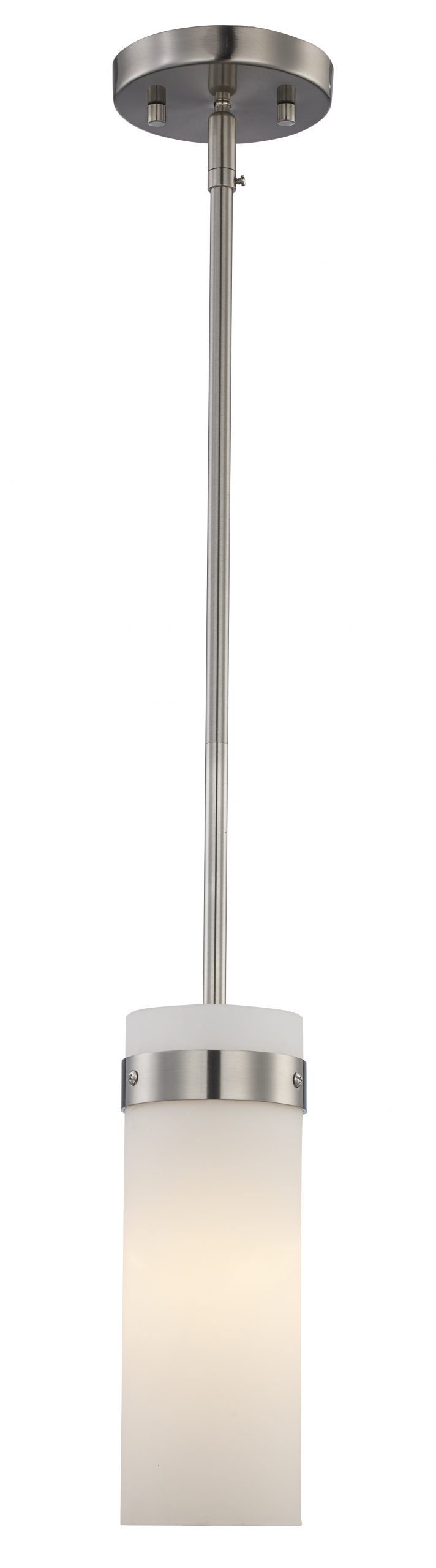 Trans Globe Lighting PND-2176 BN Crosby 1 Light Brushed Nickel Pendant Ceiling Light