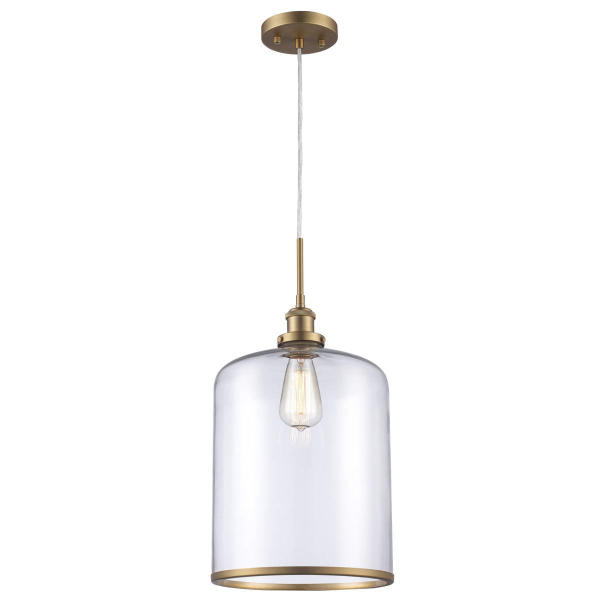 Trans Globe Lighting PND-2185 AG Dorina 1 light pendant in antique gold