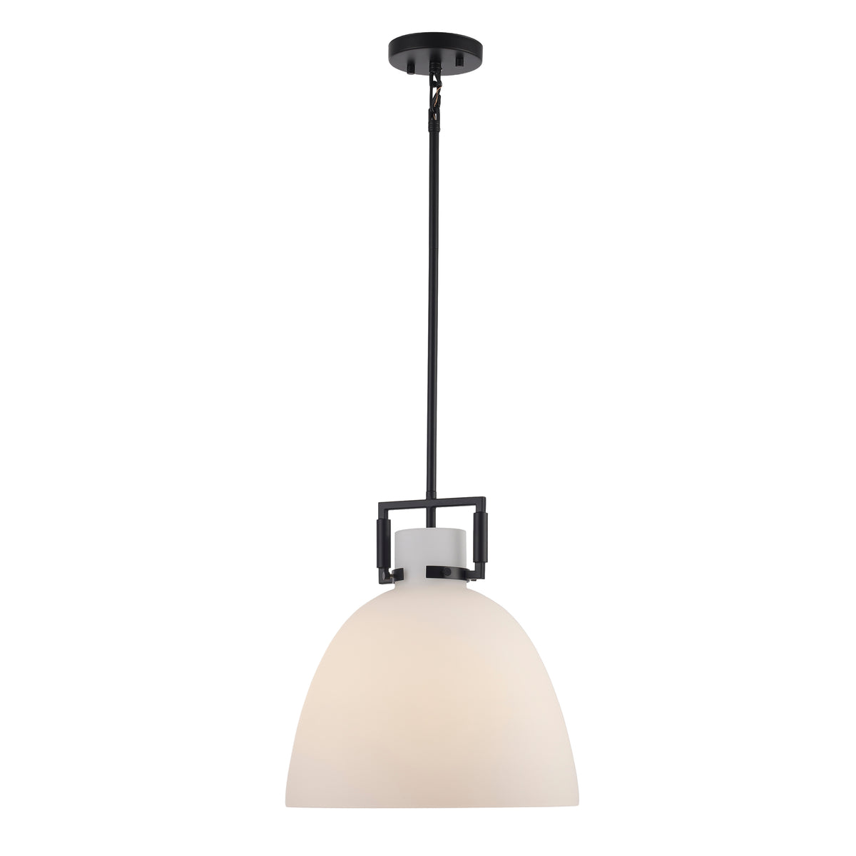 Trans Globe Lighting PND-2228 BK-WF Ameranth 1 light black pendant ceiling light illuminated