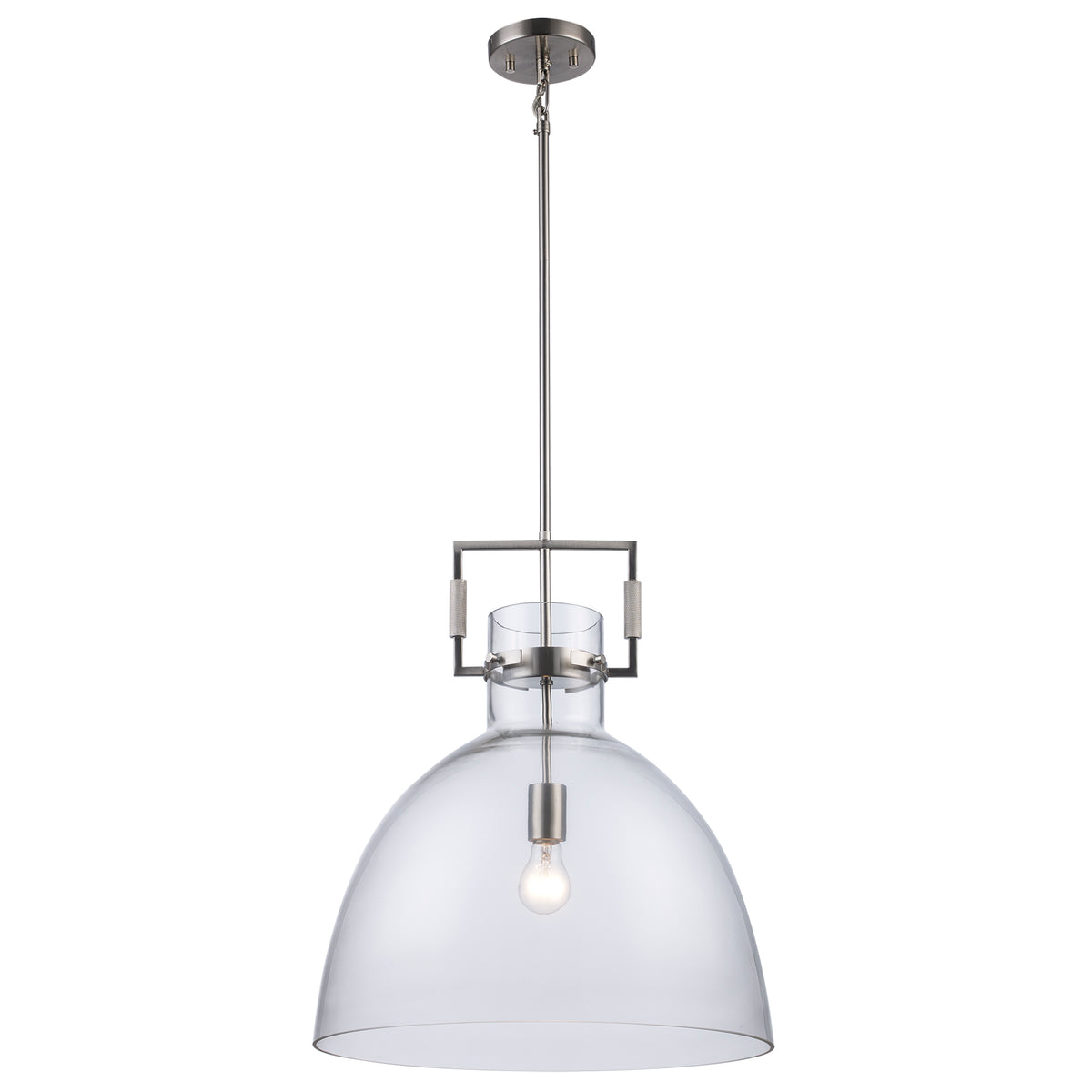 Trans Globe Lighting PND-2229 BN Ameranth 1 Light Brushed Nickel Pendant Ceiling Light