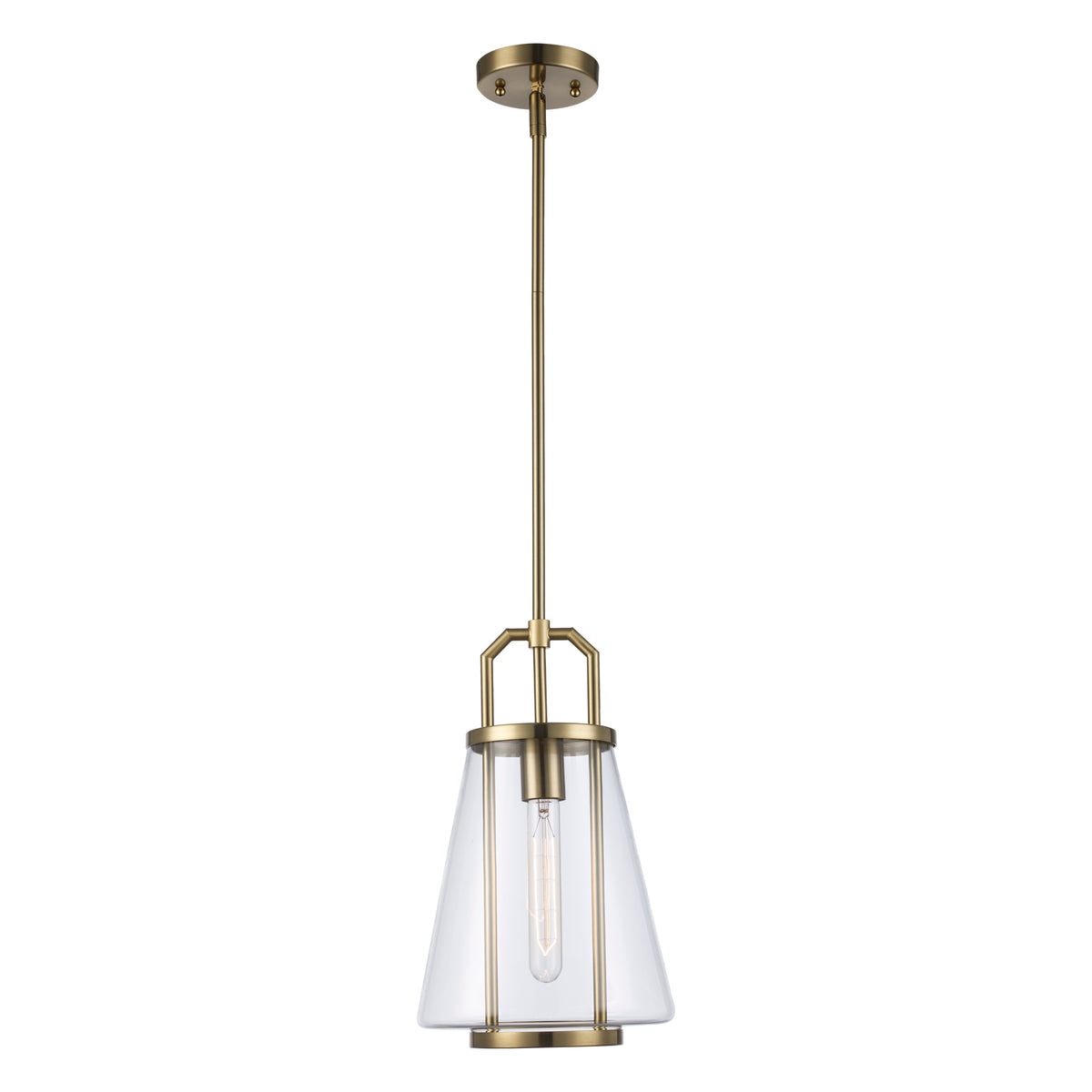 Trans Globe Lighting PND-2232 AG Rhapsody pendant light illuminated