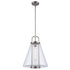 Trans Globe Lighting PND-2233 BN Rhapsody brushed nickel pendant ceiling light