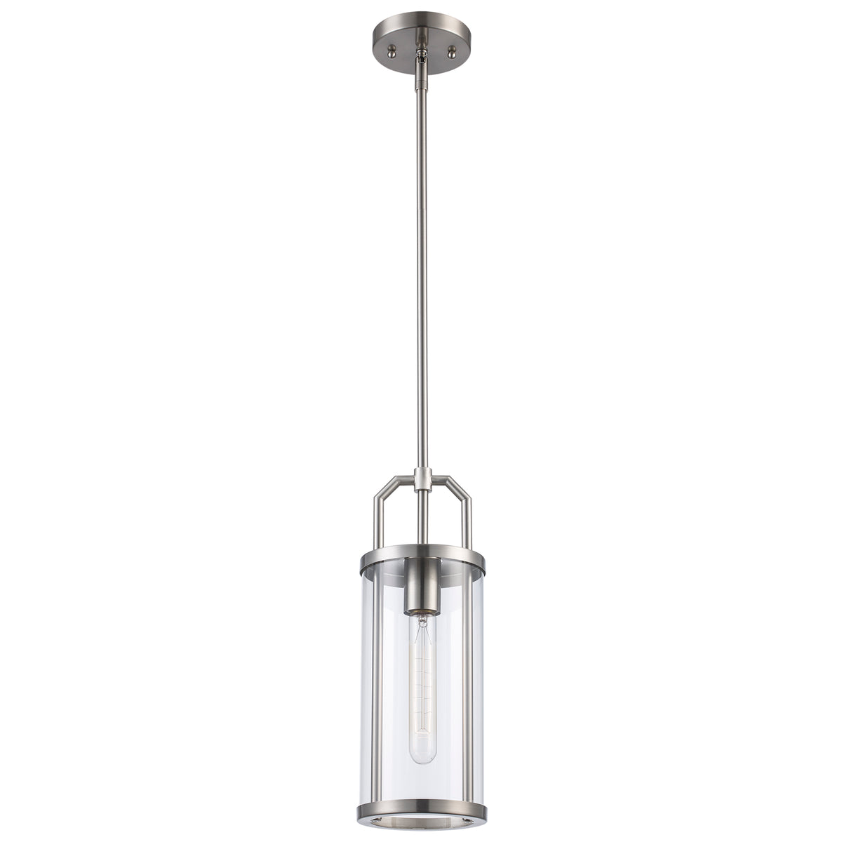 Trans Globe Lighting PND-2234 BN Rhapsody brushed nickel pendant light