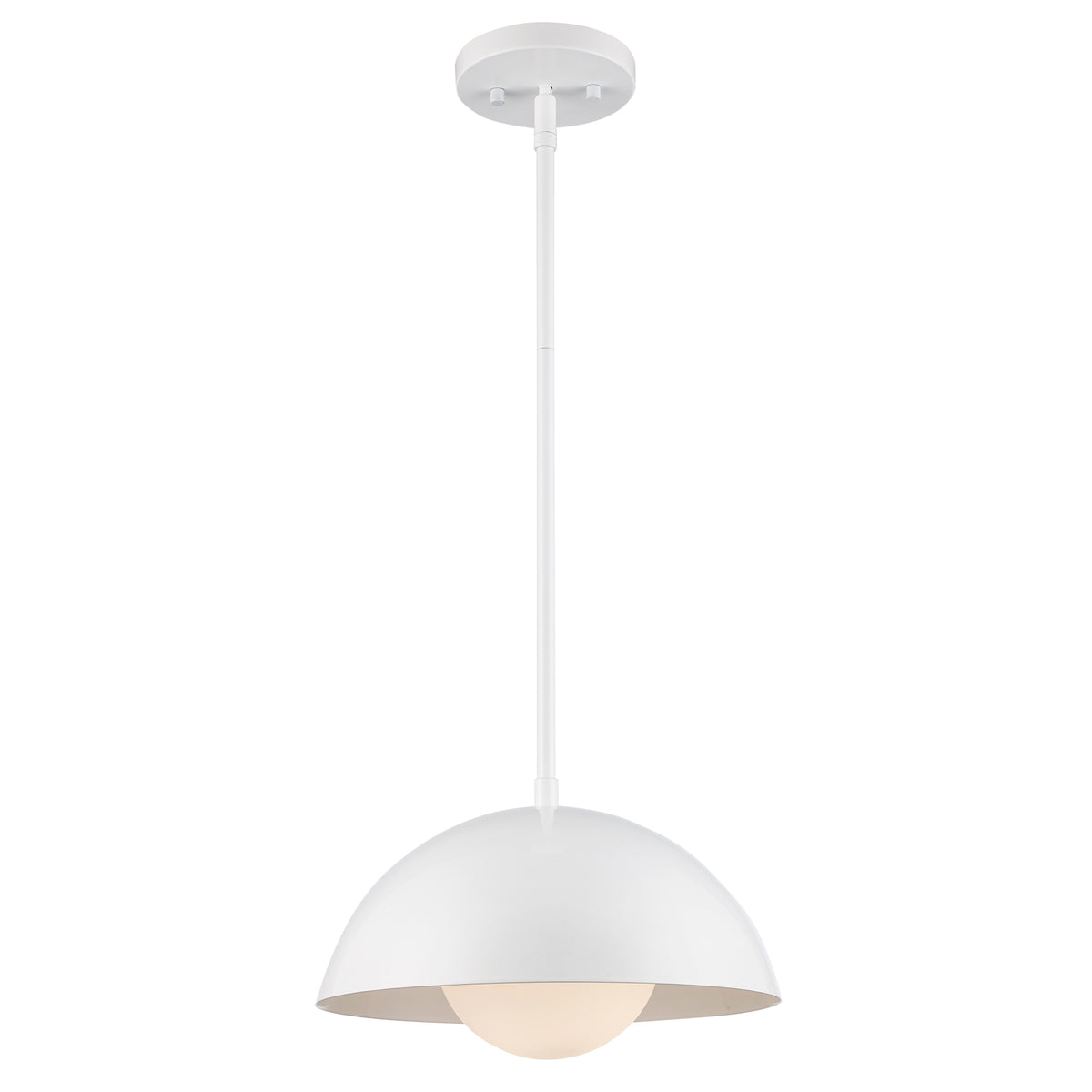 Trans Globe Lighting PND-2240 WH Maureen white pendant light