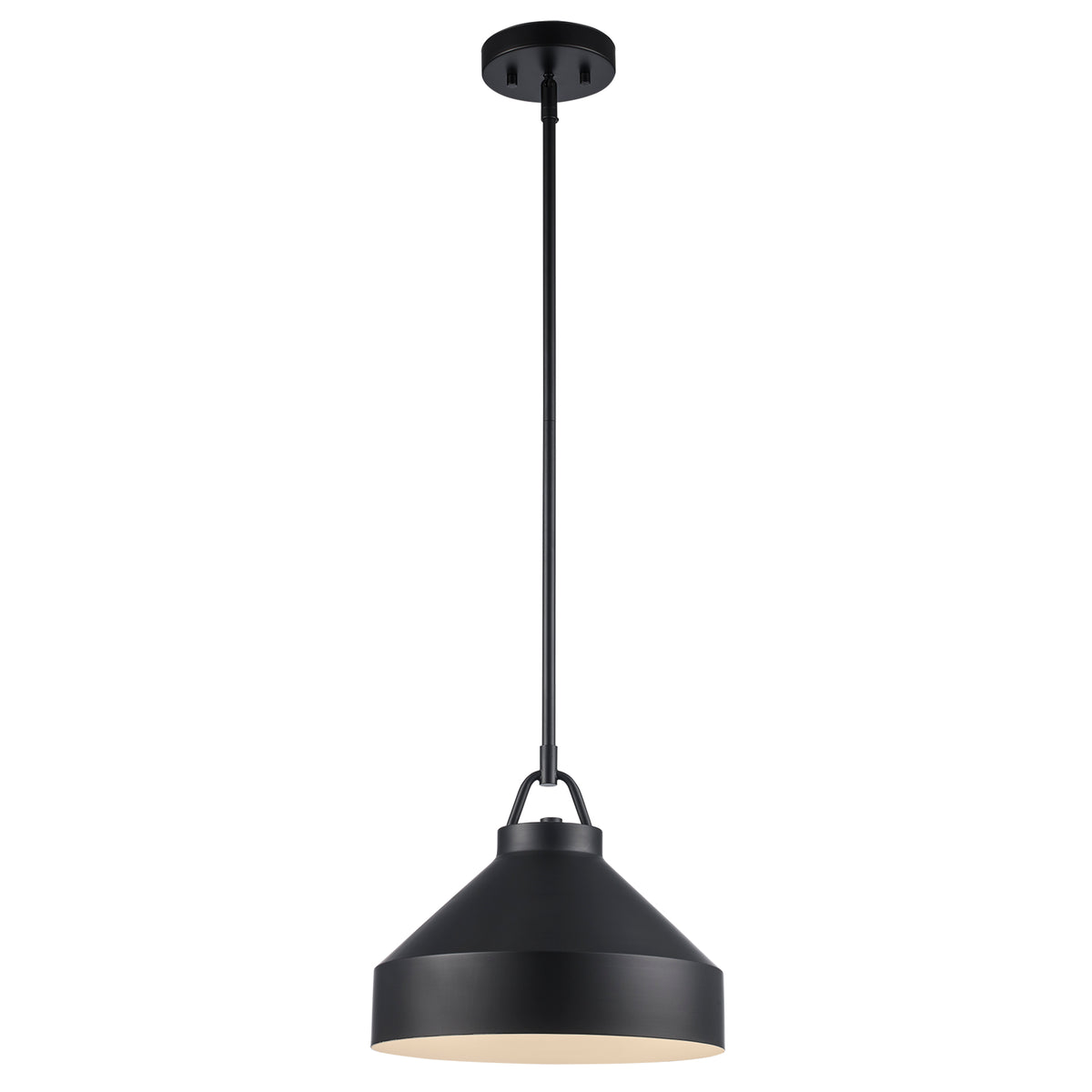Trans Globe Lighting PND-2242 BK Lowen black pendant ceiling light