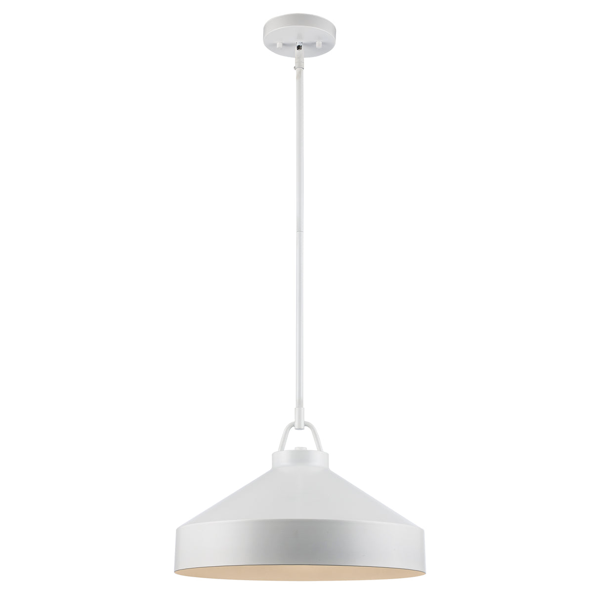 Trans Globe Lighting PND-2243 WH Lowen white pendant ceiling light