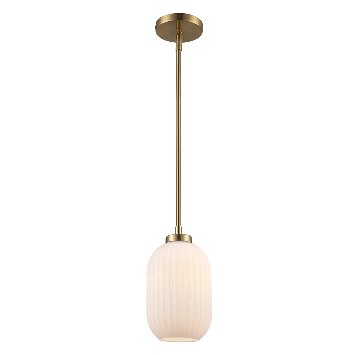 Trans Globe Lighting PND-2300 AG Skyline 1 Light Antique Gold Pendant Ceiling Light