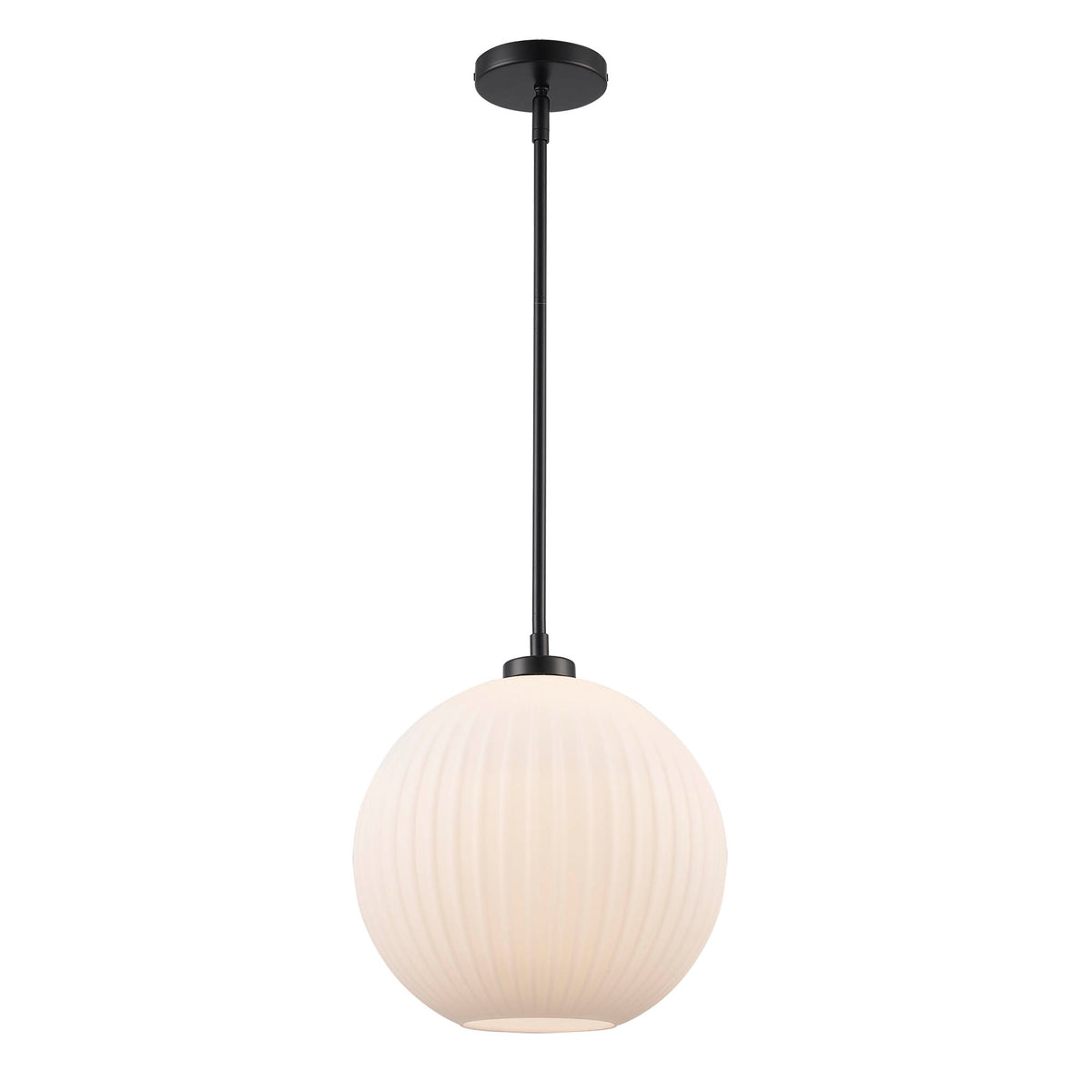 Trans Globe Lighting PND-2303 BK Skyline 1 Light 12 inch Black Pendant Ceiling Light