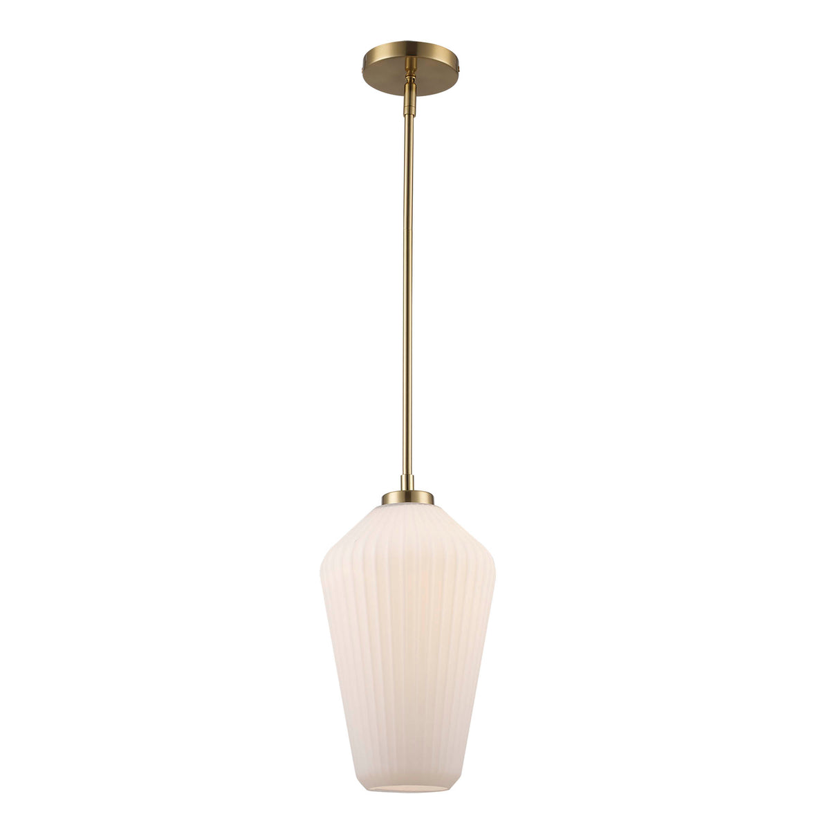 Trans Globe Lighting PND-2304 AG Skyline 1 Light Antique Gold Pendant Ceiling Light
