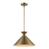 Trans Globe Lighting PND-2307 AG Rove antique gold pendant ceiling light