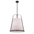 Trans Globe Lighting PND-2313 BK Cass 6 light black pendant ceiling light