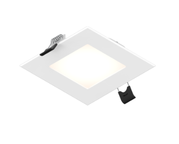 DALS Lighting PNL4SQ-CC-WH 4 Inch Square Slim Panel, 5CCT 2700K / 3000K / 3500K / 4000K / 5000K, Lumens 740lm, 120V