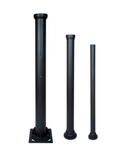 Westgate POL-D1-120-3PC-BK Decorative 120" D1 Series 3-Piece Light Pole, 2.36In Tenon, Black Finish