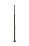 Westgate POL-D1-120-3PC-BR Decorative 120" D1 Series 3-Piece Light Pole, 2.36In Tenon, Bronze Finish