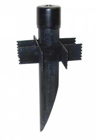 Orbit PP250 2.5" DIA. X 18.5" Long PVC Post, Black Finish