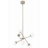 AFX Lighting PRLP24L30D1SN 24-in 40W Pearl Pendant Light, Lumens 2723lm, 120V, CCT 3000K, Satin Nickel Finish