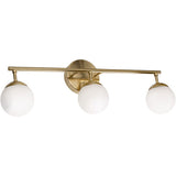 AFX Lighting PRLV2408L30D1SB Pearl 24" LED Vanity Light, 120V, CCT 3000K, Satin Brass Finish