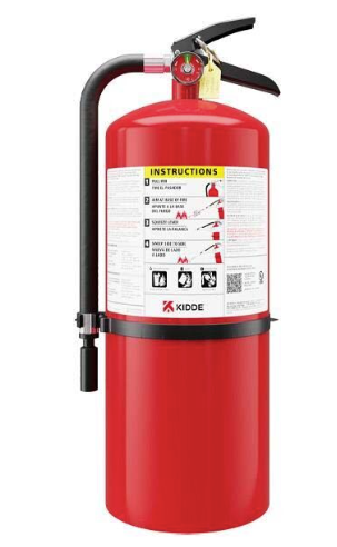 Kidde PRO-20MP-1 Pro Line 20lb ABC Fire Extinguisher with Wall Hook, Rechargeable