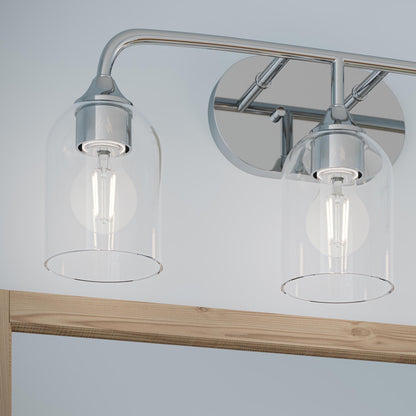 Progress Lighting P300573-015 Ilia 3-Light Bath Vanity Polished Chrome - Additional View