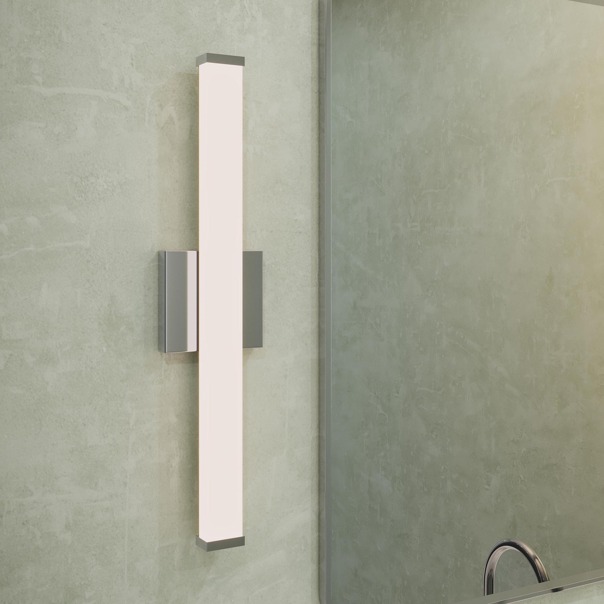 Progress Lighting P300550-015-CS Phase 6.1 LED Linear Bath Vanity Wall Light - Detail Close-Up View