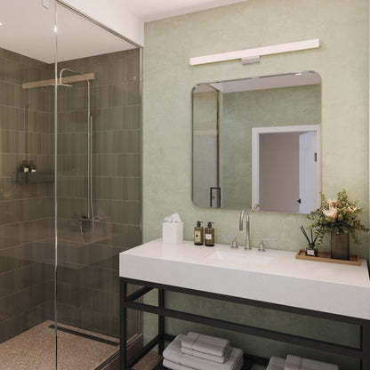 Progress Lighting P300551-015-CS Phase 6.1 LED 36 inch Polished Chrome Linear Bath Vanity Wall Light - Lifestyle Shot