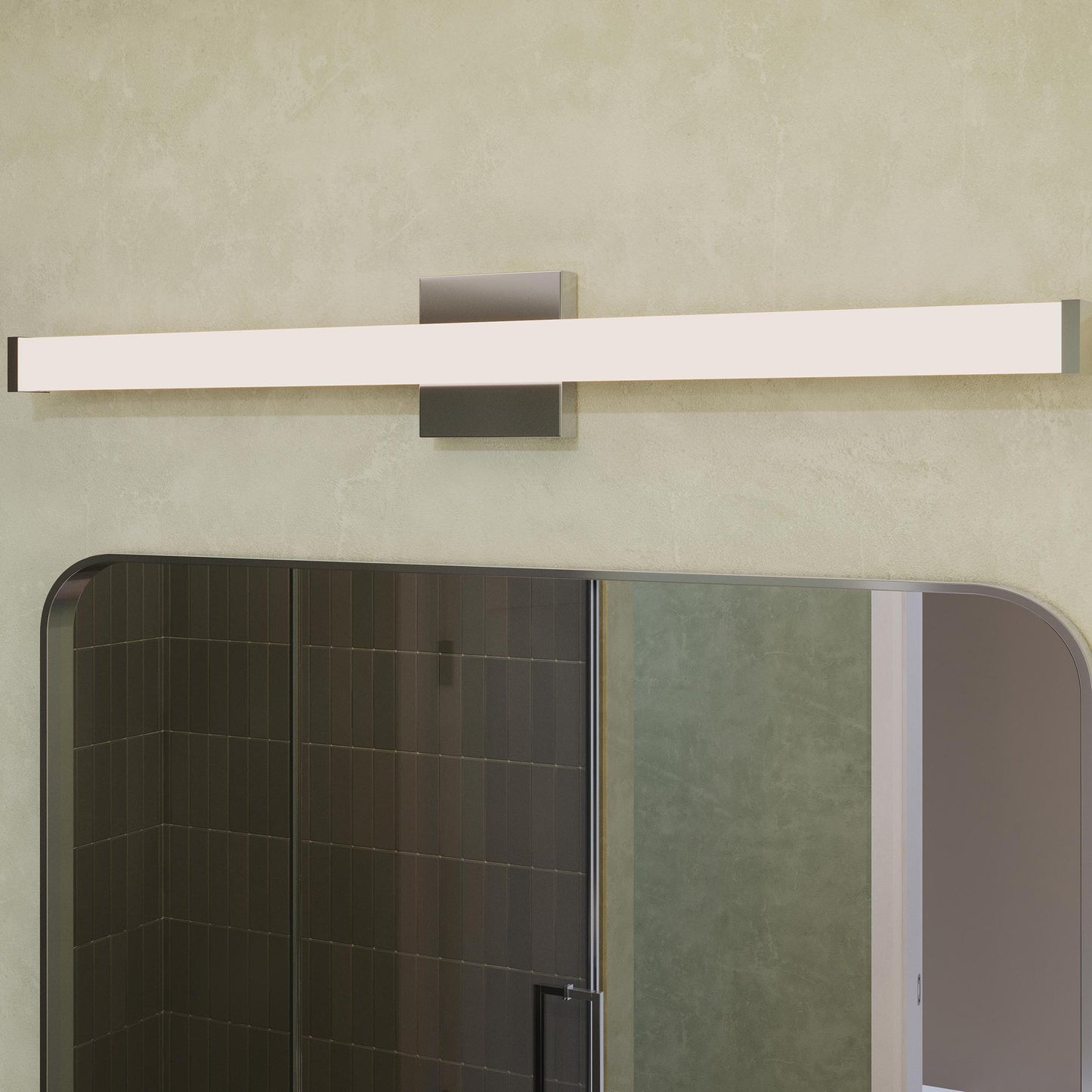 Progress Lighting P300551-015-CS Phase 6.1 LED 36 inch Polished Chrome Linear Bath Vanity Wall Light - Detail Close-Up