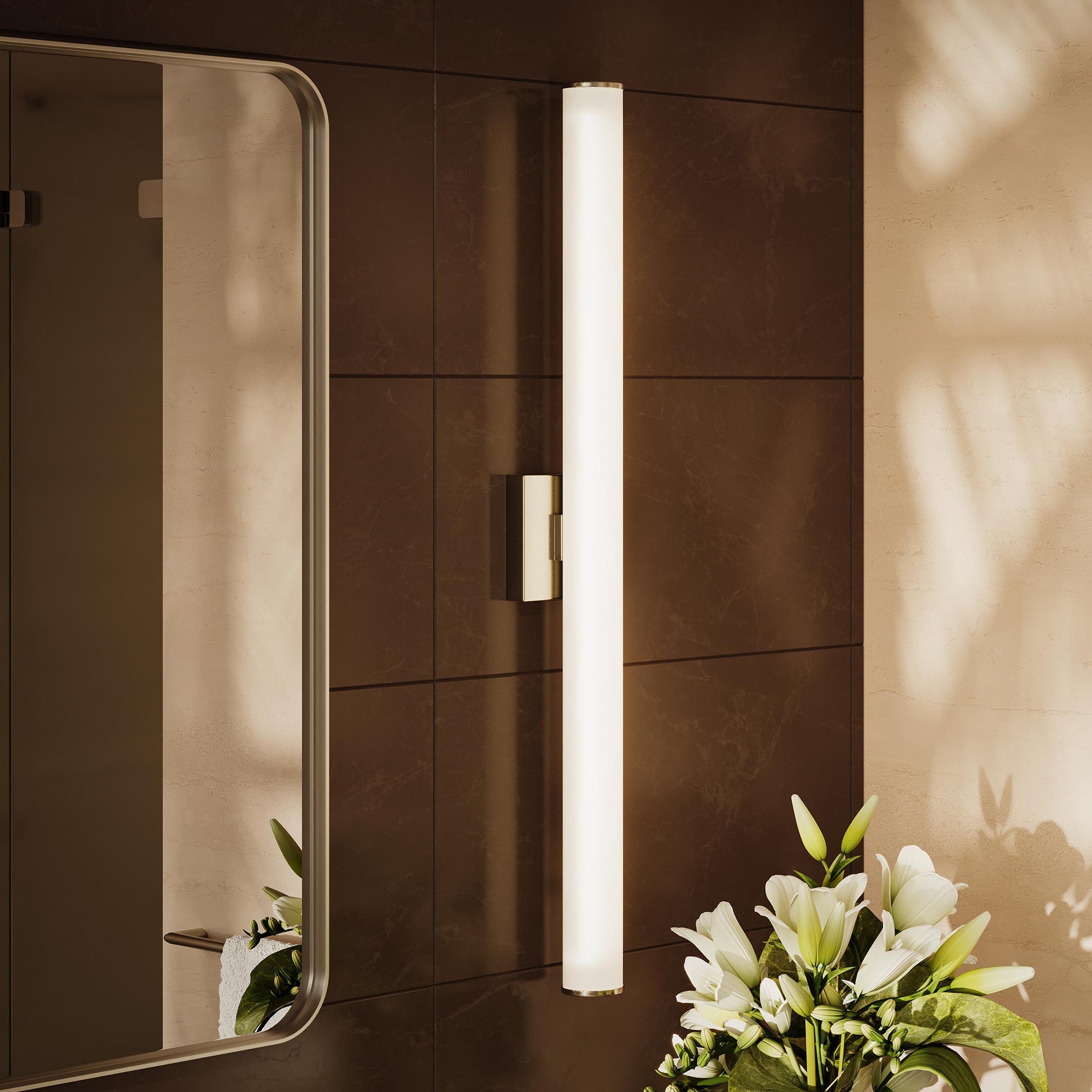 Progress Lighting P300554-009-CS Phase 6.2 LED Linear Vanity Light Brushed Nickel Detail View