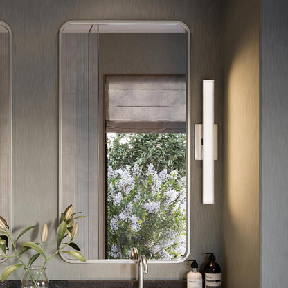 Progress Lighting P300556-009-CS Phase 6.3 LED Brushed Nickel Linear Vanity Light - Bathroom Detail View