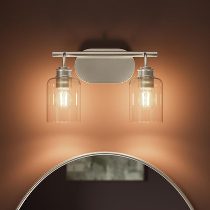 Progress Lighting P300566-009 Reines Bath Vanity Light - Close-Up Detail Over Mirror